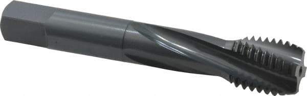 OSG - 3/4-10 UNC 4 Flute Modified Bottoming Spiral Flute Tap - Powdered Metal, Oxide Finish, 4-1/4" OAL, Right Hand Flute, Right Hand Thread, H3, Series 313 - USA Tool & Supply