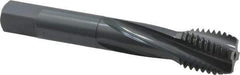 OSG - 3/4-10 UNC 4 Flute Modified Bottoming Spiral Flute Tap - Powdered Metal, Oxide Finish, 4-1/4" OAL, Right Hand Flute, Right Hand Thread, H3, Series 313 - USA Tool & Supply