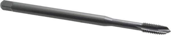 OSG - 3/8-16 UNC 3 Flute H3 Oxide Finish Vanadium High Speed Steel Spiral Point Extension Tap - Plug Chamfer, 6" OAL, 3B Class of Fit - USA Tool & Supply