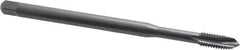 OSG - 3/8-16 UNC 3 Flute H3 Oxide Finish Vanadium High Speed Steel Spiral Point Extension Tap - Plug Chamfer, 6" OAL, 3B Class of Fit - USA Tool & Supply