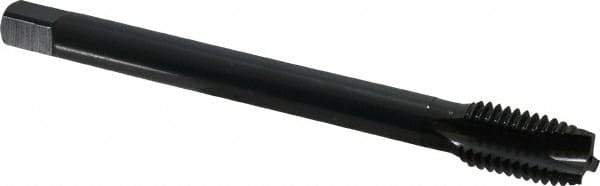 OSG - 5/8-11 UNC 3 Flute H3 Oxide Finish Vanadium High Speed Steel Spiral Point Extension Tap - Plug Chamfer, 6" OAL, 3B Class of Fit - Exact Industrial Supply
