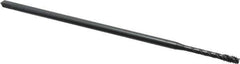OSG - #10-24 UNC 3 Flute H3 Oxide Finish Vanadium High Speed Steel Spiral Flute Extension Tap - Modified Bottoming Chamfer, 6" OAL, 2B/3B Class of Fit - USA Tool & Supply