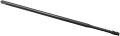 OSG - #10-32 UNF 3 Flute H3 Oxide Finish Vanadium High Speed Steel Spiral Flute Extension Tap - Modified Bottoming Chamfer, 6" OAL, 2B/3B Class of Fit - USA Tool & Supply