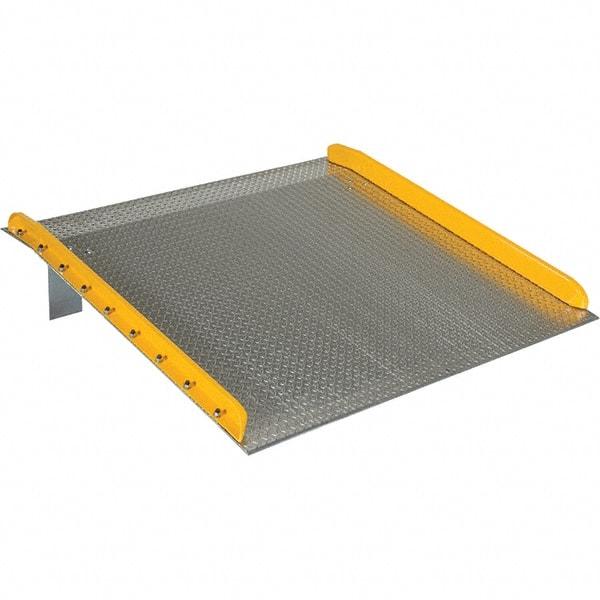 Vestil - Aluminum Dock Plate - 60" Long x 72" Wide x 10" High - USA Tool & Supply