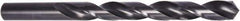 DORMER - 12.9mm 118° High Speed Steel Jobber Drill - Oxide Finish, Right Hand Cut, Spiral Flute, Straight Shank, 151mm OAL - USA Tool & Supply