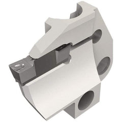 Iscar - 5mm Groove Width, 20mm Max Depth of Cut, Right Hand Cut, HFPAD Indexable Grooving Blade - HFPR/L Insert Style, Series Modular Grip - USA Tool & Supply
