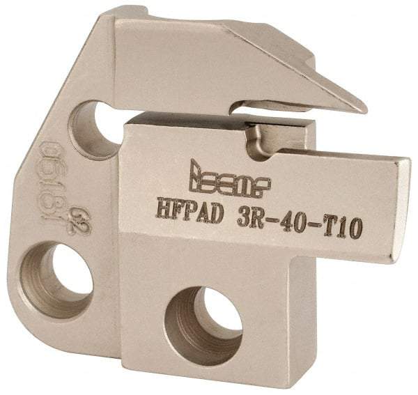 Iscar - 3mm Groove Width, 10mm Max Depth of Cut, Right Hand Cut, HFPAD Indexable Grooving Blade - GRIP, HGN-C, HGN-J, HGN-UT, HGPL Insert Style, Series Modular Grip - USA Tool & Supply