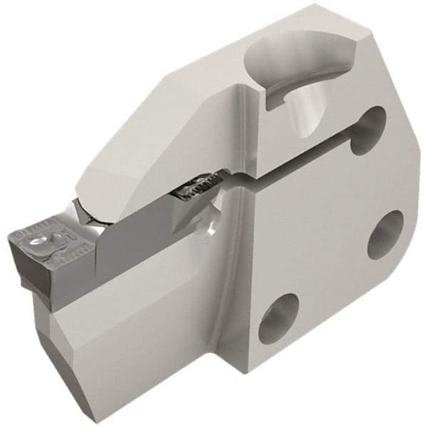 Iscar - 6mm Groove Width, 20mm Max Depth of Cut, Left Hand Cut, HFPAD Indexable Grooving Blade - HFPR/L Insert Style, Series Modular Grip - USA Tool & Supply