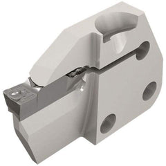 Iscar - 6mm Groove Width, 20mm Max Depth of Cut, Right Hand Cut, HFPAD Indexable Grooving Blade - HFPR/L Insert Style, Series Modular Grip - USA Tool & Supply