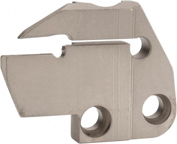 Iscar - 3mm Groove Width, 18mm Max Depth of Cut, Left Hand Cut, HFPAD Indexable Grooving Blade - GRIP, HGN-C, HGN-J, HGN-UT, HGPL Insert Style, Series Modular Grip - USA Tool & Supply