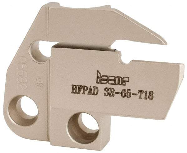 Iscar - 3mm Groove Width, 18mm Max Depth of Cut, Right Hand Cut, HFPAD Indexable Grooving Blade - GRIP, HGN-C, HGN-J, HGN-UT, HGPL Insert Style, Series Modular Grip - USA Tool & Supply