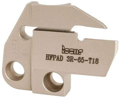 Iscar - 3mm Groove Width, 18mm Max Depth of Cut, Right Hand Cut, HFPAD Indexable Grooving Blade - GRIP, HGN-C, HGN-J, HGN-UT, HGPL Insert Style, Series Modular Grip - USA Tool & Supply