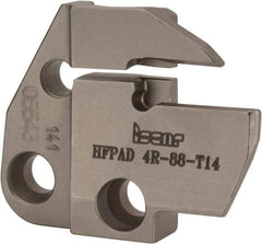 Iscar - 4mm Groove Width, 14mm Max Depth of Cut, Right Hand Cut, HFPAD Indexable Grooving Blade - DGN/DGNC/DGNM-C, DGNM-J/JS/JT, DGN-UT/UA, GRIP, HFPR/L, HGPL Insert Style, Series Modular Grip - USA Tool & Supply