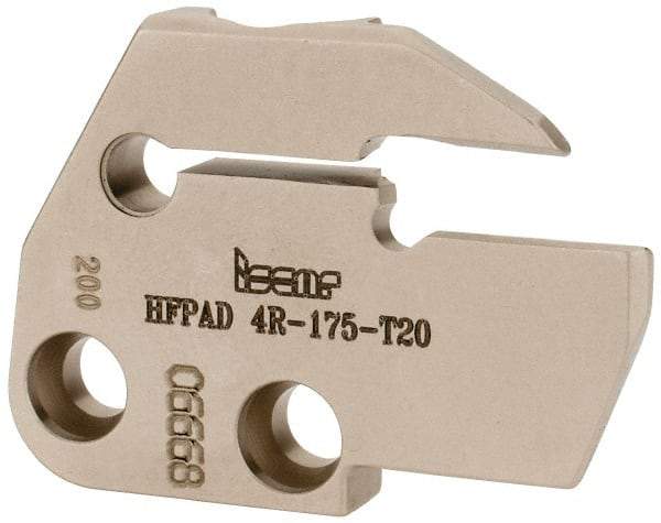 Iscar - 4mm Groove Width, 20mm Max Depth of Cut, Right Hand Cut, HFPAD Indexable Grooving Blade - DGN/DGNC/DGNM-C, DGNM-J/JS/JT, DGN-UT/UA, GRIP, HFPR/L, HGPL Insert Style, Series Modular Grip - USA Tool & Supply