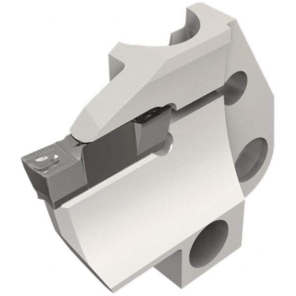 Iscar - 5mm Groove Width, 14mm Max Depth of Cut, Left Hand Cut, HFPAD Indexable Grooving Blade - HFPR/L Insert Style, Series Modular Grip - USA Tool & Supply