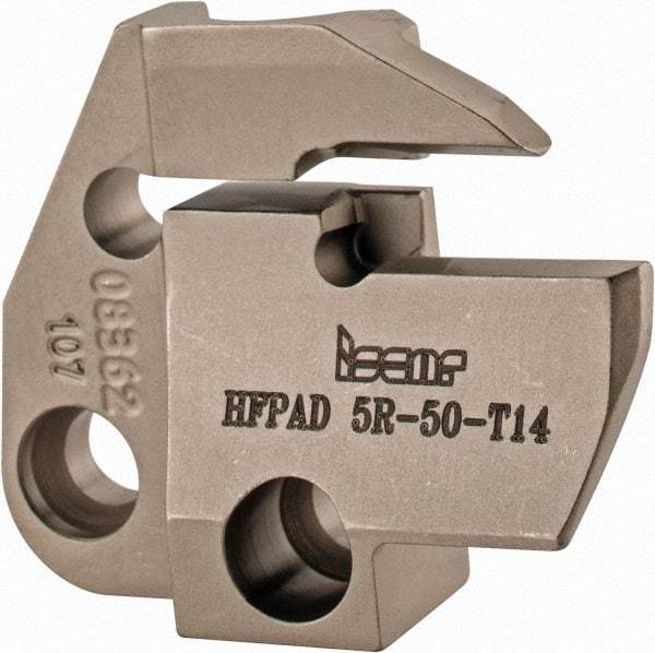 Iscar - 5mm Groove Width, 14mm Max Depth of Cut, Right Hand Cut, HFPAD Indexable Grooving Blade - HFPR/L Insert Style, Series Modular Grip - USA Tool & Supply