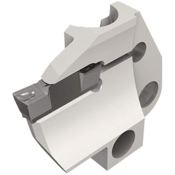 Iscar - 5mm Groove Width, 20mm Max Depth of Cut, Left Hand Cut, HFPAD Indexable Grooving Blade - HFPR/L Insert Style, Series Modular Grip - USA Tool & Supply
