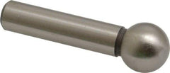 Gibraltar - 1/2" Ball Diam, 5/16" Shank Diam, Steel Inspection Tooling Ball - Slip-Fit Shank, 1-1/2" Ball Center to Shank Bottom - USA Tool & Supply