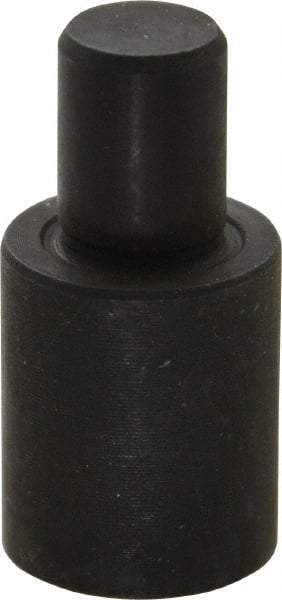 Gibraltar - 1-1/4" OAL, 3/4" Head Height, 5/8" OD, Hardened Steel, Ground, Press Fit Rest Button - Black Oxide Coating, 3/8" Pin Diam, 1/2" Long Pin - USA Tool & Supply