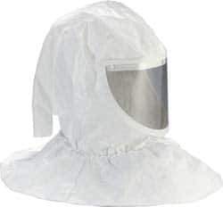 3M - Universal Size, PAPR/SAR Compatible Hood - White - USA Tool & Supply