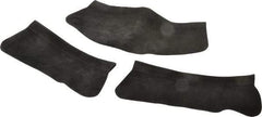 3M - Leather Helmet Throat for PAPR/SAR Headgear - Black, Compatible with Speedglas Helmets - USA Tool & Supply