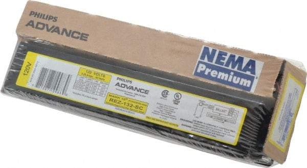 Philips Advance - 1 Lamp, 120 Volt, 0.20 to 0.29 Amp, 0 to 39 Watt, Programmed Start, Electronic, Dimmable Fluorescent Ballast - 1.00/0.05, 1.05/0.05 Ballast Factor, T8 Lamp - USA Tool & Supply