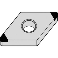 Kennametal - DNGA432 S0420 Grade KB1345 PCBN Turning Insert - Uncoated, 55° Diamond, 1/2" Inscr Circle, 3/16" Thick, 1/32" Corner Radius - USA Tool & Supply