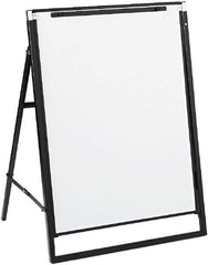 Quartet - 36" High x 24" Wide Erasable Melamine Marker Boards - Steel Frame, 30-1/2" Deep, Includes One Quartet Dry-Erase Marker - USA Tool & Supply