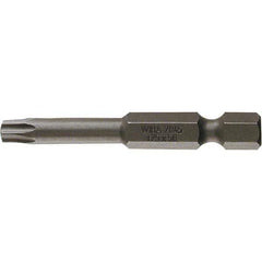 Wiha - T10 Power Bit - 1/4" Drive, 2" OAL - USA Tool & Supply