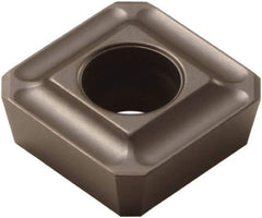 Seco - SPMX0903 75 Grade T350M Carbide Milling Insert - TiCN/Al2O3 Finish, 1/8" Thick, 5/16" Inscribed Circle - USA Tool & Supply