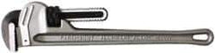 Paramount - 18" Aluminum Straight Pipe Wrench - 2-1/2" Pipe Capacity - USA Tool & Supply
