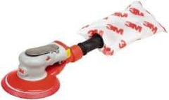 3M - 10,000 OPM, 17 CFM Air Consumption, 90 psi Air Pressure, Palm Air Orbital Sander - Round Pad, - USA Tool & Supply