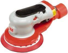 3M - 12,000 OPM, 17 CFM Air Consumption, 90 psi Air Pressure, Palm Air Orbital Sander - Round Pad, - USA Tool & Supply