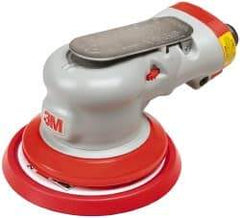 3M - 12,000 OPM, 17 CFM Air Consumption, 90 psi Air Pressure, Palm Air Orbital Sander - Round Pad, - USA Tool & Supply