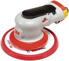 3M - 12,000 OPM, 17 CFM Air Consumption, 90 psi Air Pressure, Palm Air Orbital Sander - Round Pad, - USA Tool & Supply