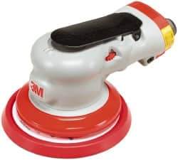 3M - 12,000 OPM, 17 CFM Air Consumption, 90 psi Air Pressure, Palm Air Orbital Sander - Round Pad, - USA Tool & Supply
