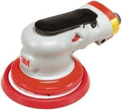 3M - 12,000 OPM, 17 CFM Air Consumption, 90 psi Air Pressure, Palm Air Orbital Sander - Round Pad, - USA Tool & Supply