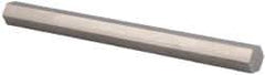 Value Collection - 1 Inch Width Across Flats, 304 Stainless Steel Hexagon Bar - 12 Inch Long - USA Tool & Supply