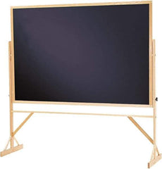 Quartet - 48" High x 72" Wide Chalk Board - Chalk Board - USA Tool & Supply