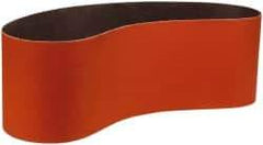 3M - 8" Wide x 107" OAL, 36 Grit, Ceramic Abrasive Belt - Ceramic, Very Coarse, Coated, YF Weighted Cloth Backing, Wet/Dry, Series 984F - USA Tool & Supply