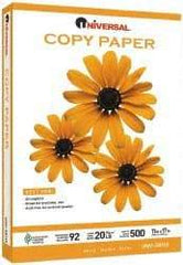 UNIVERSAL - 11" x 17" White Copy Paper - Use with Laser Printers, Copiers, Plain Paper Fax Machines - USA Tool & Supply