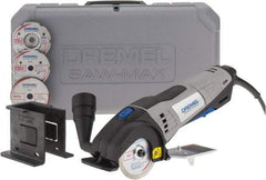 Dremel - 6 Amps, 3" Blade Diam, 17,000 RPM, Electric Circular Saw - 120 Volts, 7' Cord Length, 7/16" Arbor Hole, Left Blade - USA Tool & Supply