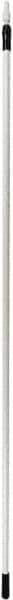 Remco - 189 x 1-1/4" Fiberglass Squeegee Handle - European Threaded Connection, White, Telescoping - USA Tool & Supply