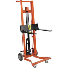 Wesco Industrial Products - 750 Lb Capacity, 40" Lift Height, Hydraulic Platform Base Manually Operated Lift - USA Tool & Supply