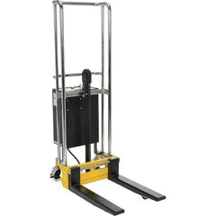 Vestil - 880 Lb Capacity, 59" Lift Height, Portable Workstation Manually Operated Lift - USA Tool & Supply