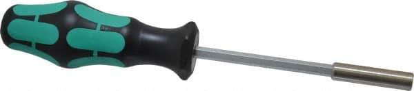 Wera - 1/4" Hex Insert Bit Screwdriver - Hex Tip, with Retaining Ring - USA Tool & Supply
