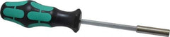 Wera - 1/4" Hex Insert Bit Screwdriver - Hex Tip, with Retaining Ring - USA Tool & Supply