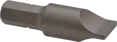 Wera - 1/2" x 0.078" Blade, 5/16" Drive Slotted Screwdriver Bit - 1-19/32" OAL - USA Tool & Supply