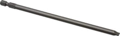 Wera - 1/4" Slotted Screwdriver Bit - 1/4" Hex Drive, 6" OAL - USA Tool & Supply