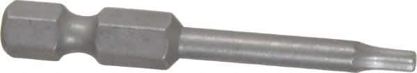 Wera - 2.5mm Hex Bit - 1/4" Hex Drive, 2" OAL - USA Tool & Supply